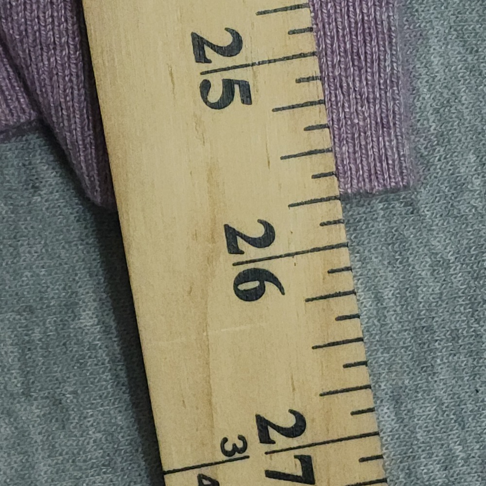 Banana Republic Silk Cotton Cashmere Long Sleeve Knit Polo Shirt Purple Pink L - Picture 5 of 11